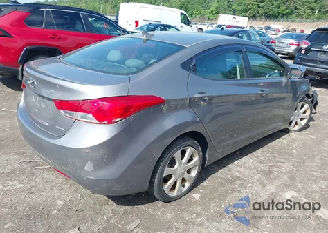 2012 Hyundai Elantra Gls/Limited from USA, damaged, VIN 5NPDH4AE6CH083338